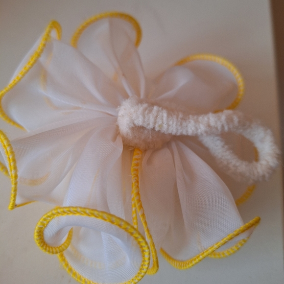 Classy Yellow Rose Hair Tie - Picture 2 of 2